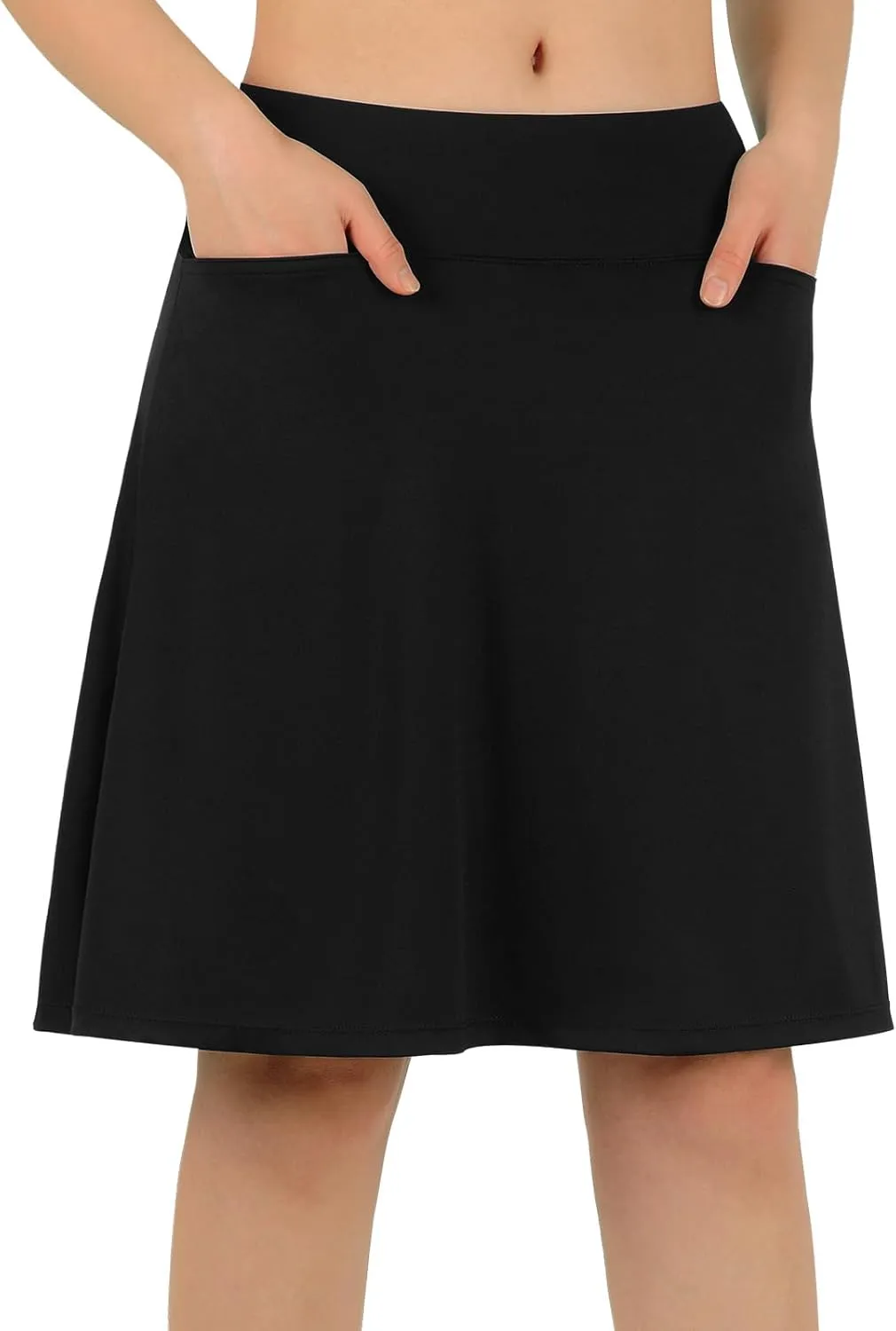 ANIVIVO Women's 20" Knee Length Skorts Golf Tennis Skirt for Women Activity Casual Skort with Pockets High Waist