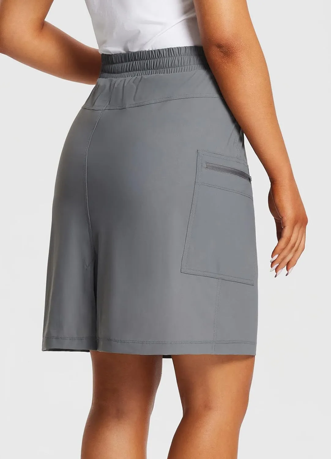baleaf Women's Skorts Skirts Hiking Cargo Skorts Pockets 19" Knee Length Long Athletic Quick Dry Skirts UPF 50