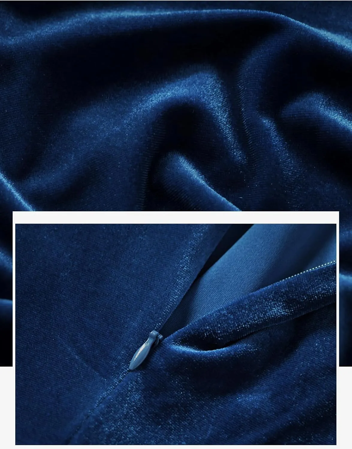 Bbonlinedress Long Sleeve Velvet Vintage Tea Dress Formal Cocktail Wedding Midi V-Neck Fit and Flare Dresses