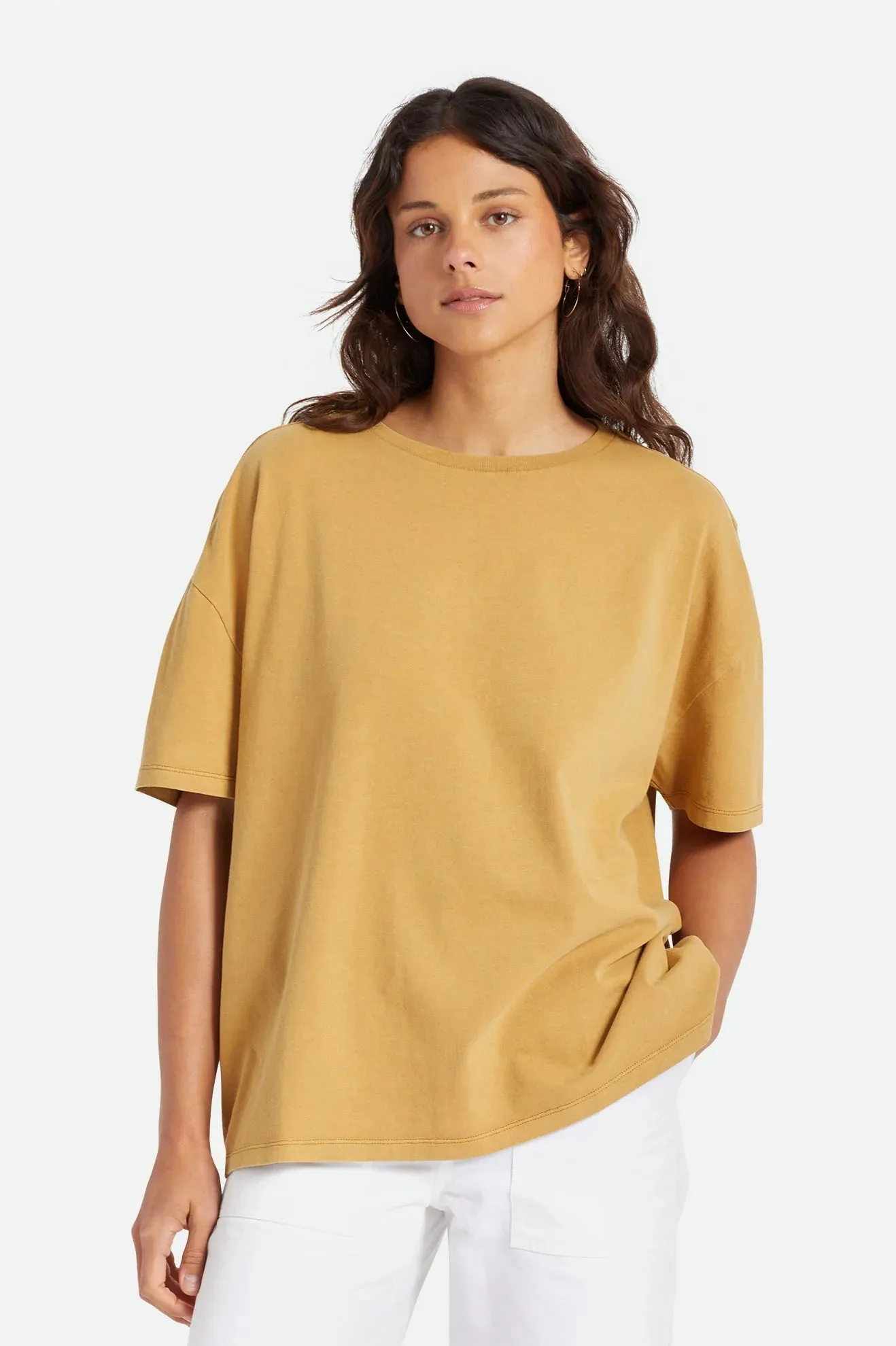 Brixton Oversized Boyfriend Tee - Medal Bronze