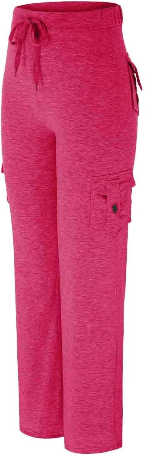 Cargo Pants for Women 2024 Plus Size Stretch High Waist Wide Leg Trouser Casual Comfy Yoga Workout with Pockets
