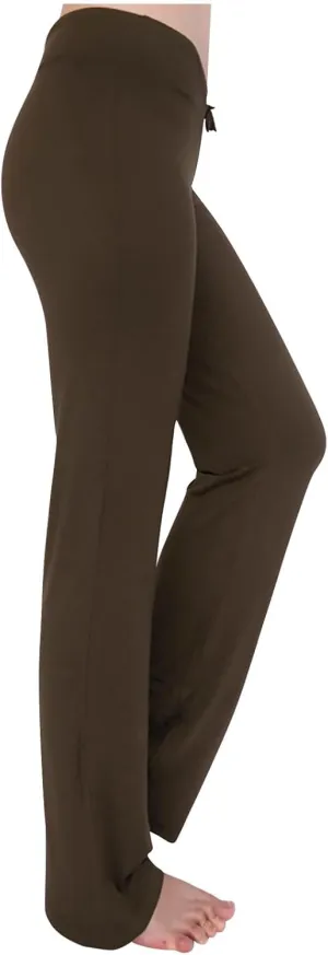 Crossover Flare Leggings for Women High Waist V Cross Bootcut Bell Bottoms Workout Flared Yoga Pants with Pocket