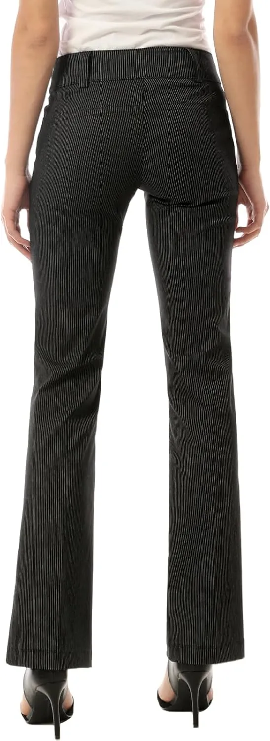Design by Olivia Women's Ultra Stretch Comfy Millennium Bootcut Dress Pants Work Business Office Trousers