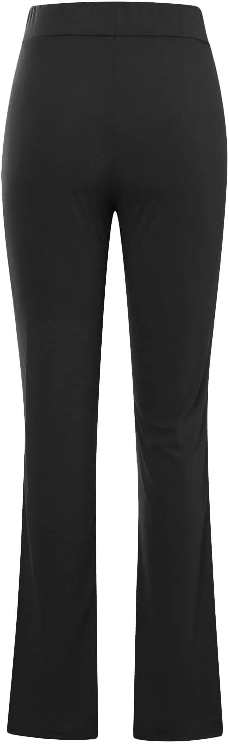 Flare Leggings for Women High Waist Tummy Control Yoga Pants Casual Boot Cut Wide Leg Workout Flared Trousers