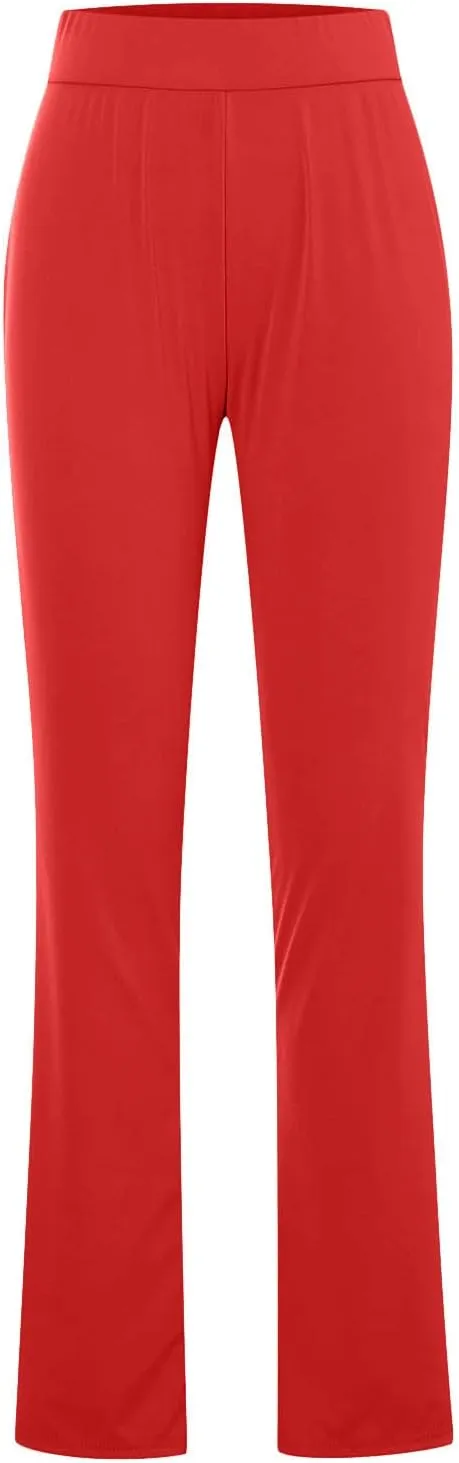 Flare Leggings for Women High Waist Tummy Control Yoga Pants Casual Boot Cut Wide Leg Workout Flared Trousers