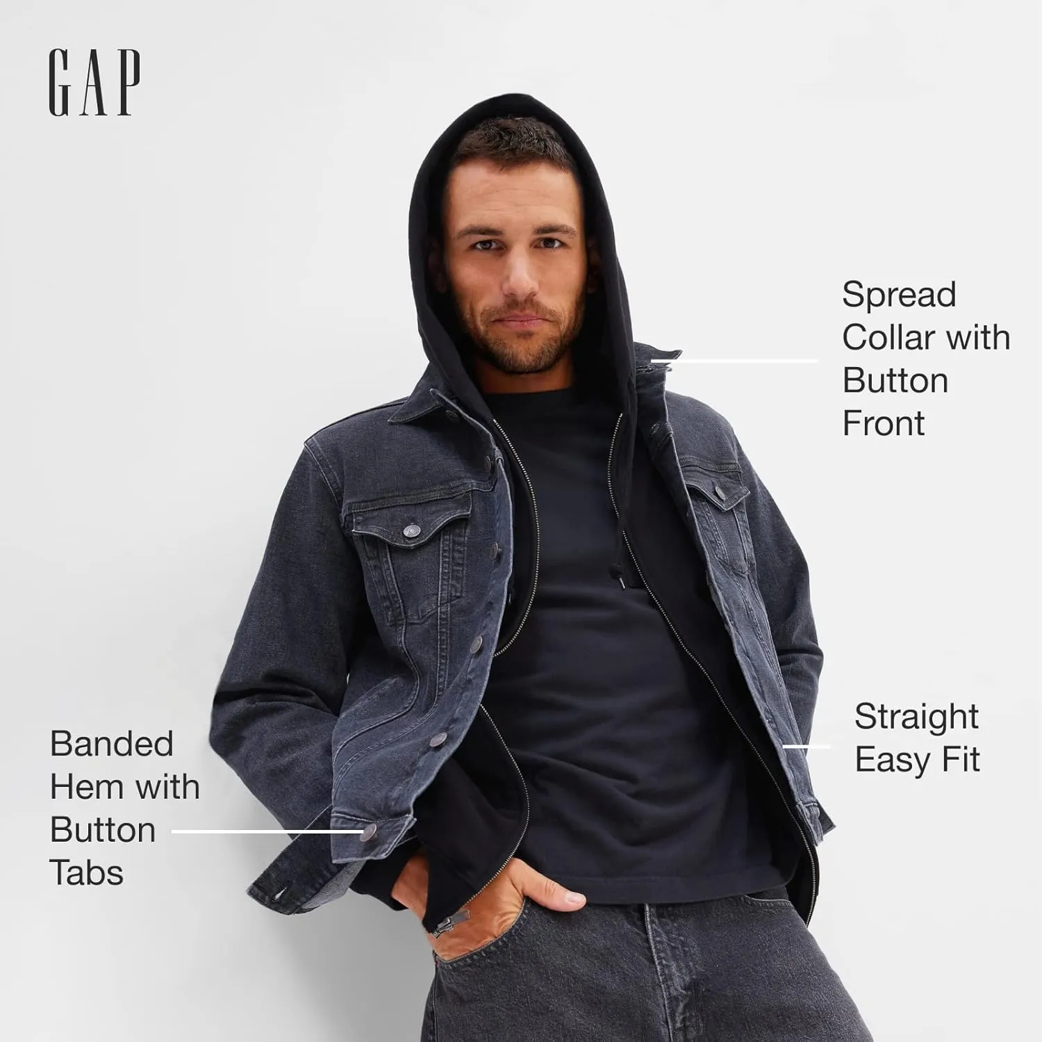 GAP Men's Icon Denim Jacket