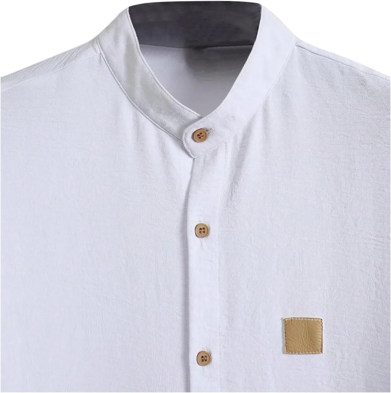 GORGLITTER Men's Summer Vacation Outfits Short Sleeve Button Up Shirts and Pants Matching Sets