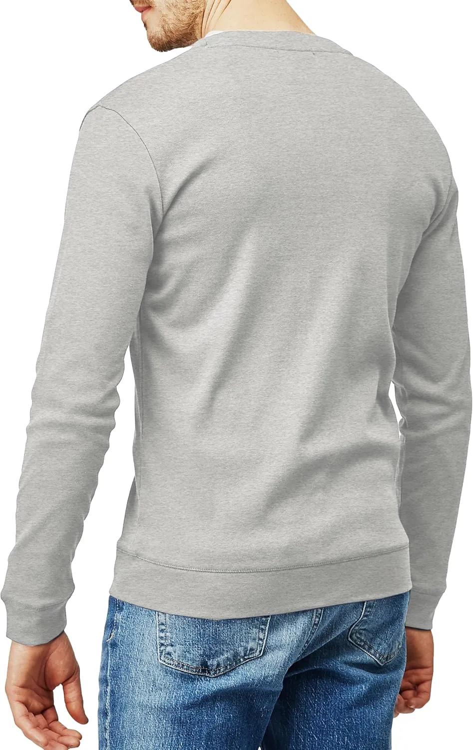 H2H Mens Casual Slim Fit Cardigans V-Neck Basic Designed Long Sleeve Button Down