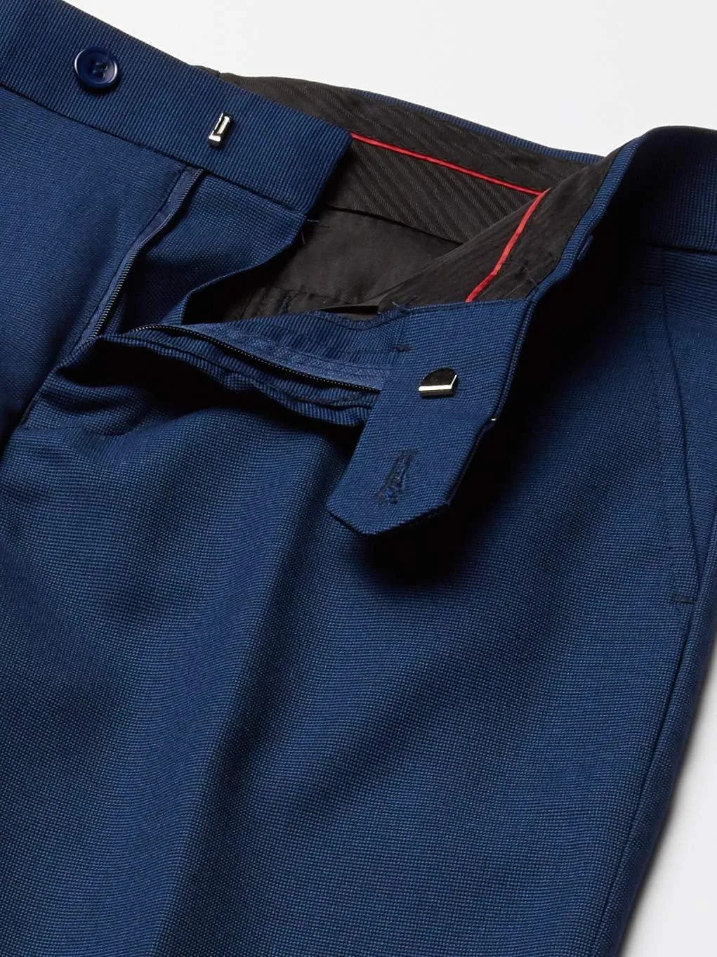 Isaac Mizrahi Boys' Slim Fit Birdseye Texture Dress Pants