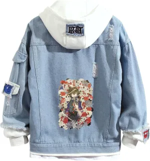 ISaikoy Anime Bungo Stray Dogs Denim Jacket Osamu Dazai Jeans Sweatshirt Sweater Hoodie Pullovers Fleeces Costume