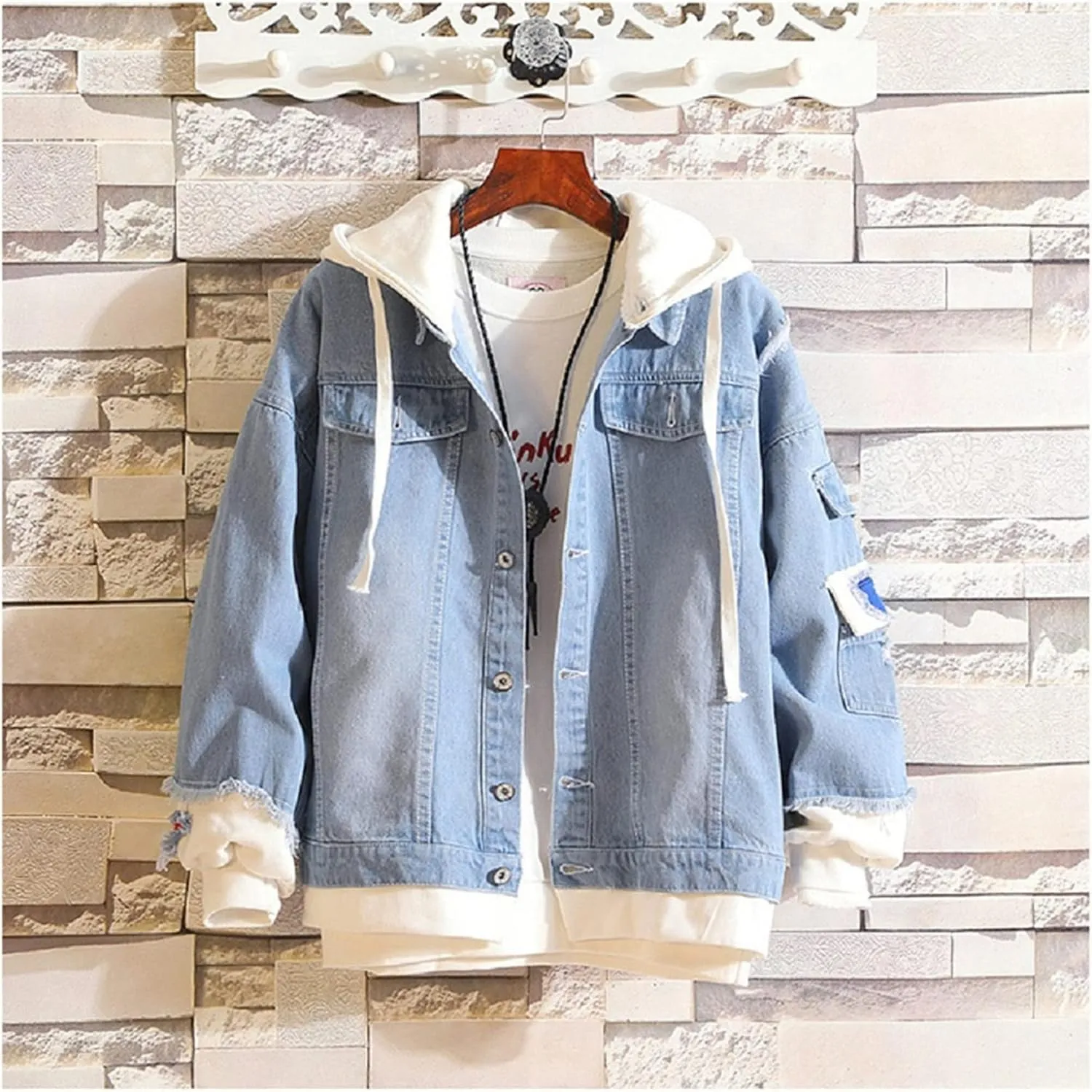 ISaikoy Anime Bungo Stray Dogs Denim Jacket Osamu Dazai Jeans Sweatshirt Sweater Hoodie Pullovers Fleeces Costume