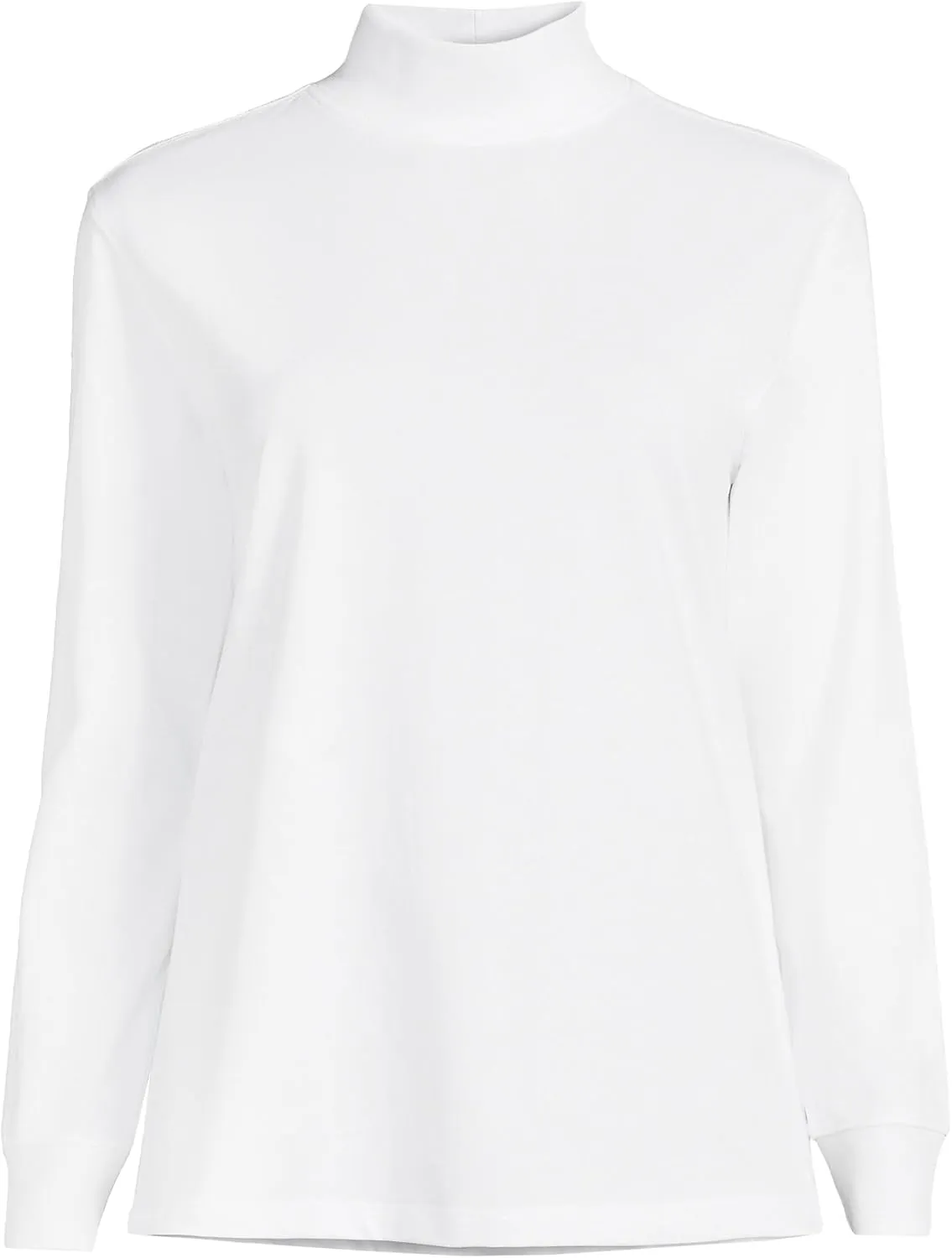 Lands' End Women's Plus Size Long Sleeve Super T Mock
