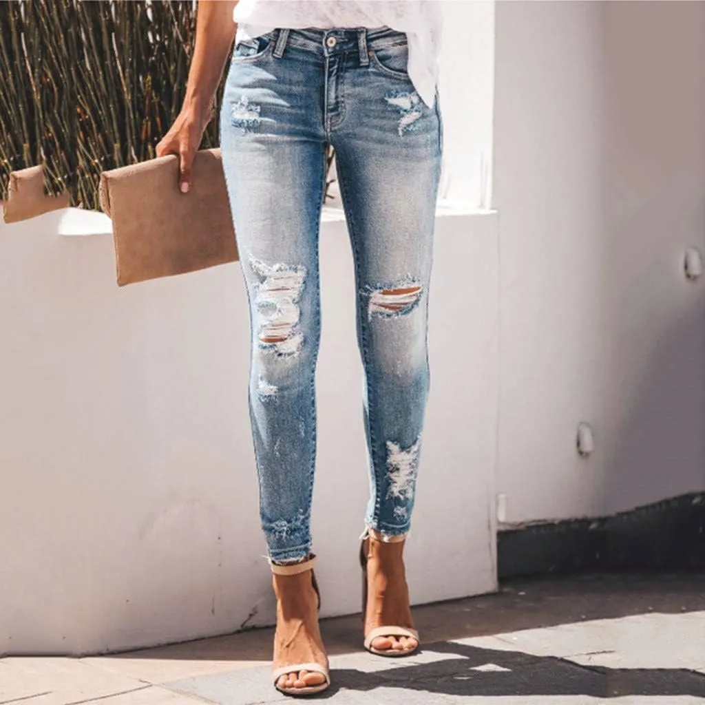 LCMTWX Skinny Jeans for Women Denim Bib Women's Fashion Bib Rompers Pants Women's Jeans Stretchy Raw Hem High Rise Jeans