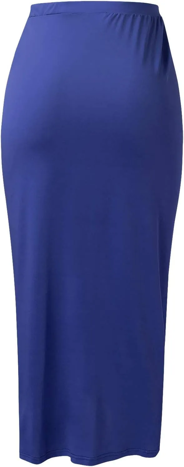 Leather Skirts for Women High Waist Elastic Draped Asymmetrical Casual Solid Waist Maxi High Wrap Pleated Mini