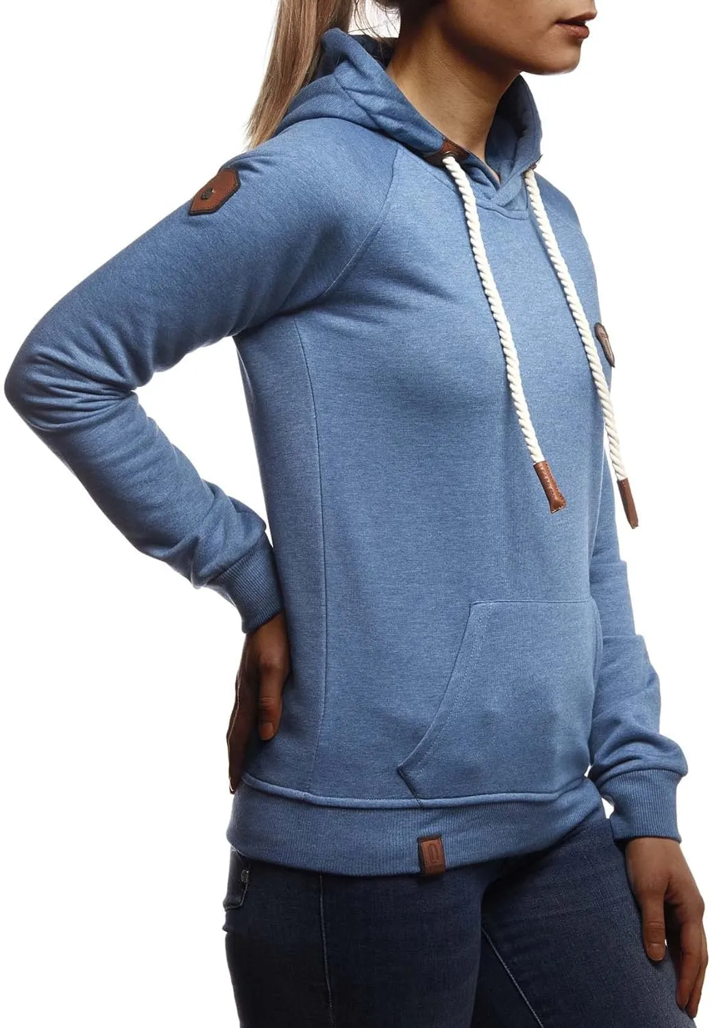 Leif Nelson women's Hoodie Pullover Hooded oversize Sweatshirt Sweater Longsleeve Long Sleeve Casual LN1925