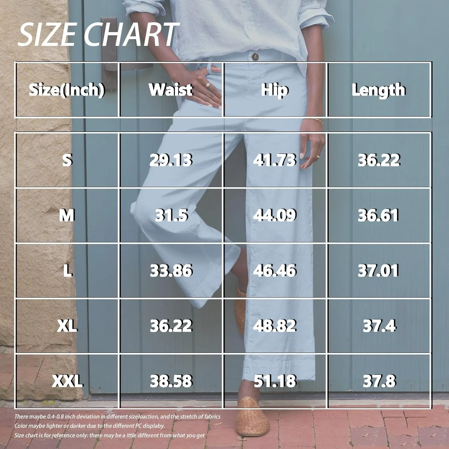 Linen Pants for Women, Peasant Pants Casual Linen Clothes Straight Leg Cotton