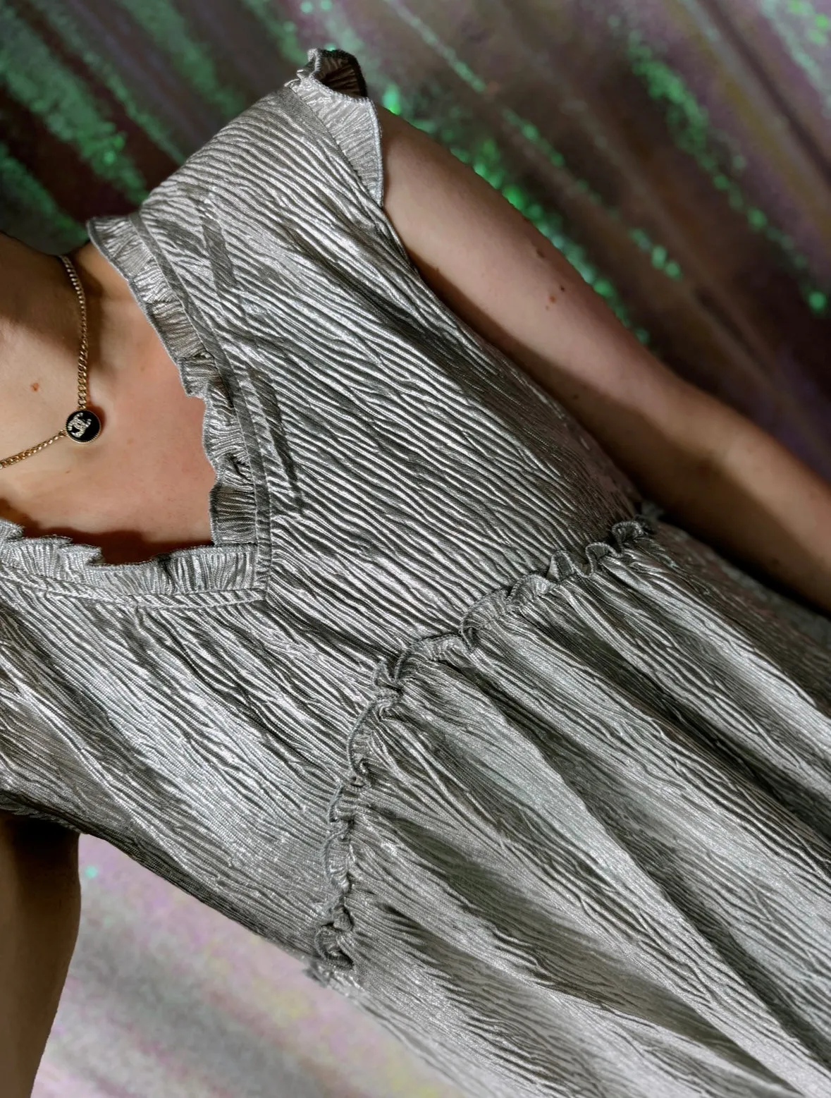 Metallic Babydoll Tanks