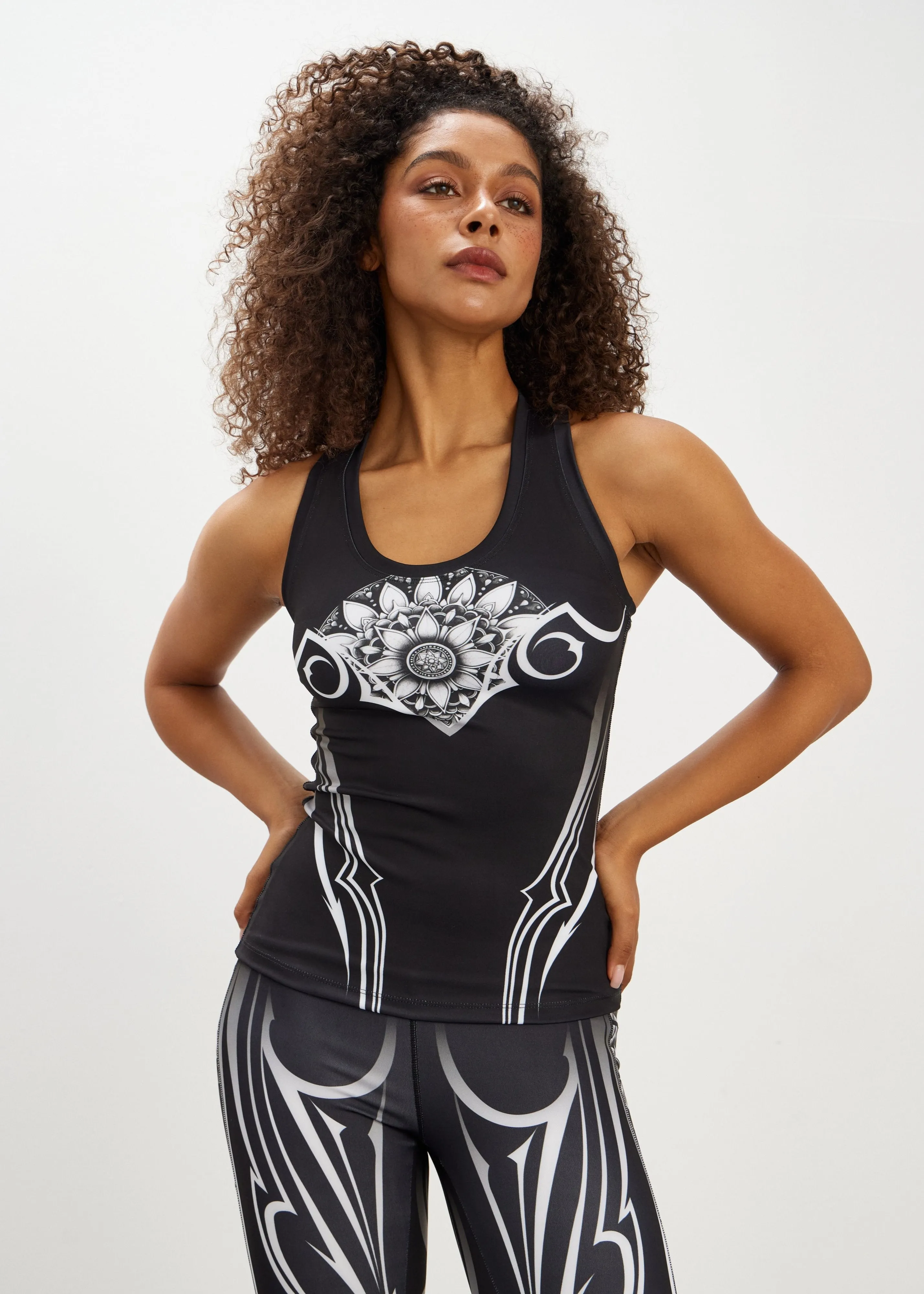 Moana Print Tank Top for Women  Yoga, Fitness & Street Style