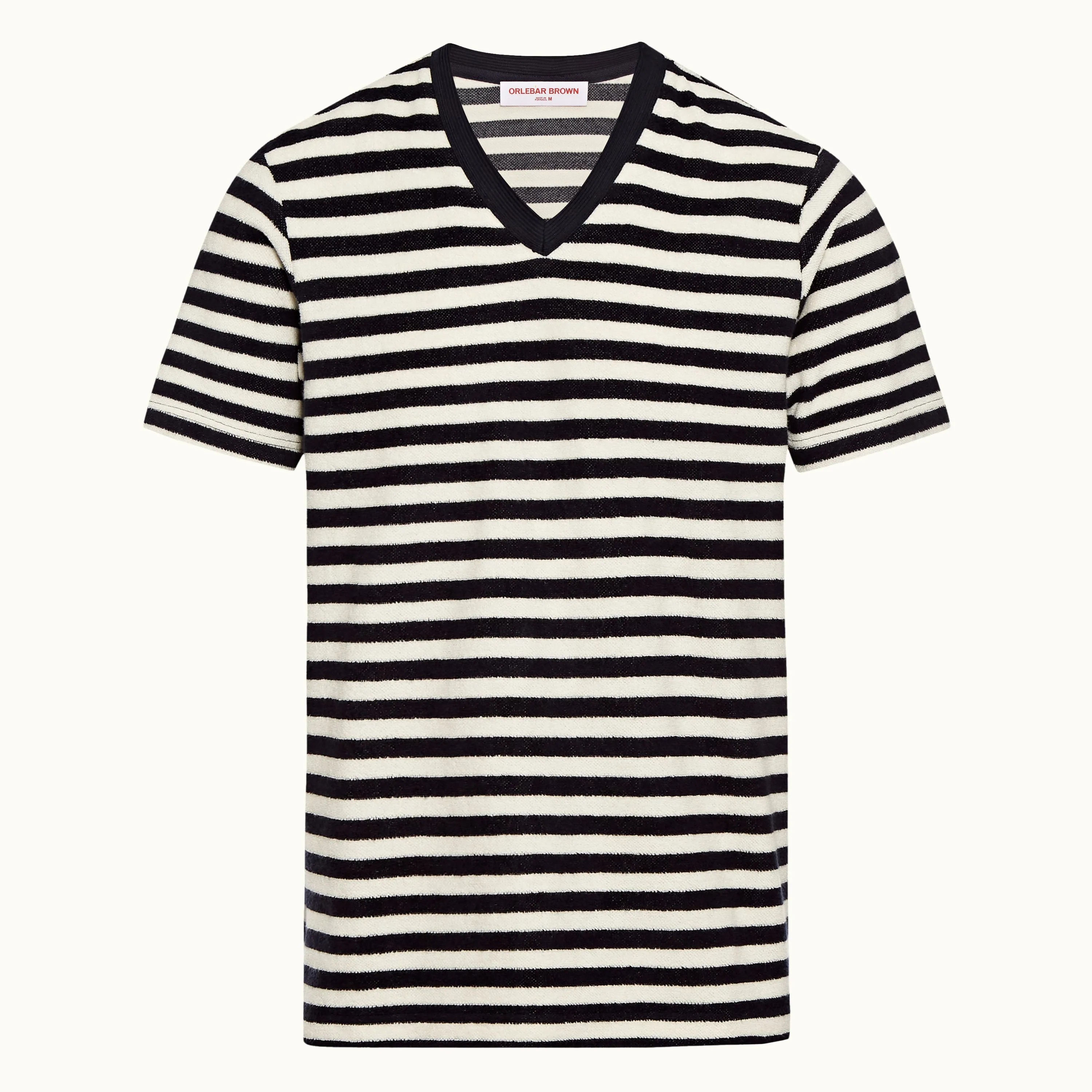 Nicolas Lux Towelling Stripe T-shirt