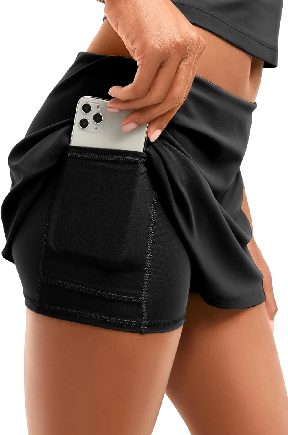 Nirovien Womens Tennis Dress Two Piece Outfits Workout Golf Skirt Set with Pockets Pickleball Athletic Skort