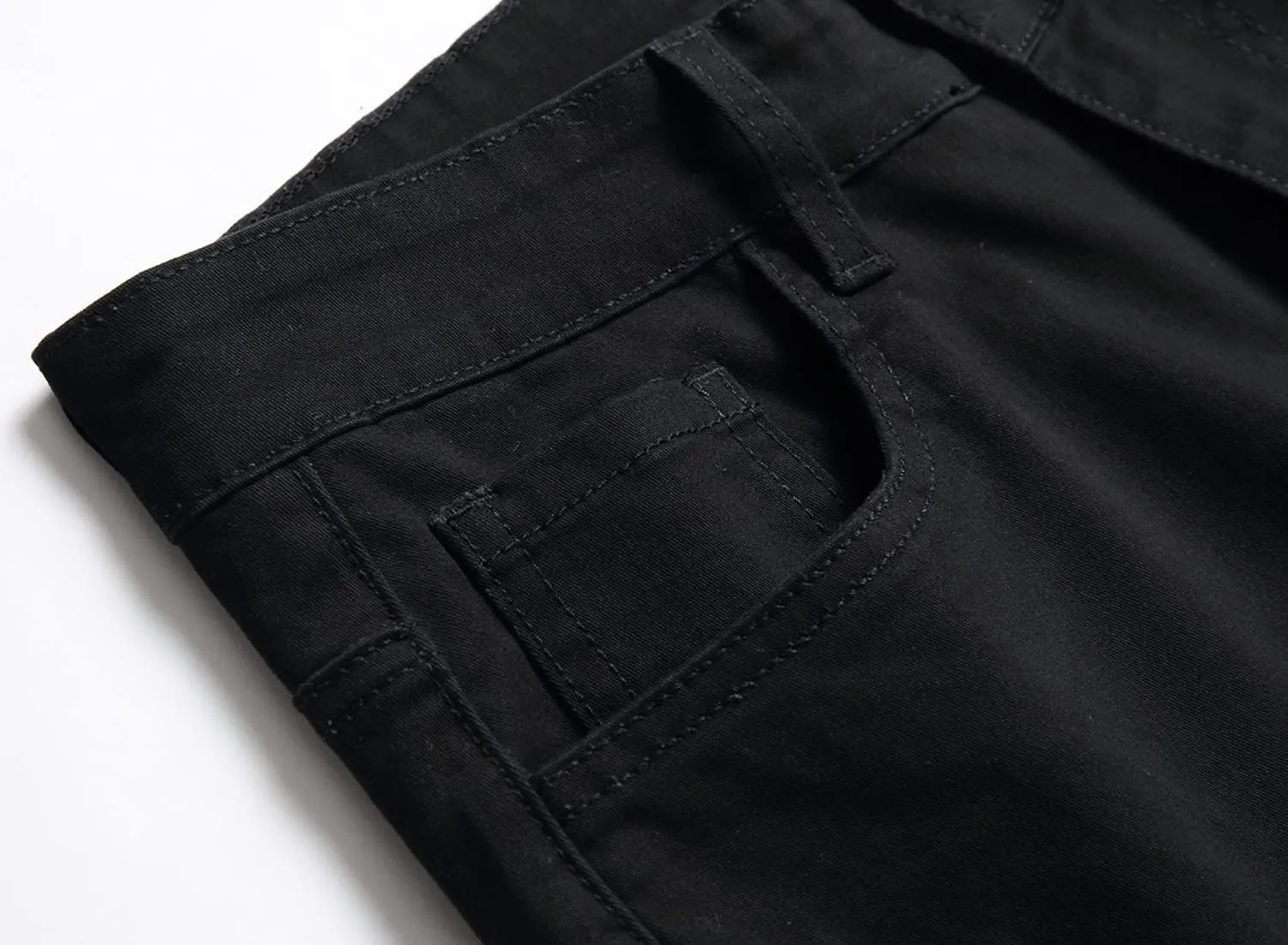 NOVOCCT Mens Dress Pants - Slim Fit Mens Casual Pants - Flat Front Stretch Skinny Business Casual Dress Chinos Pants for Men