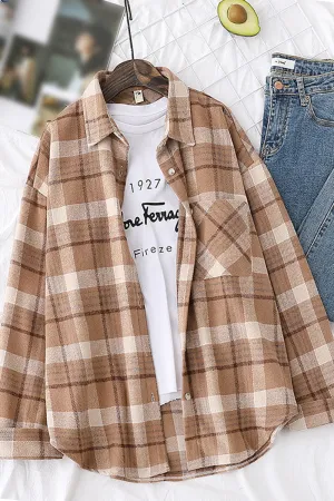 Ollie Mocha Flannel