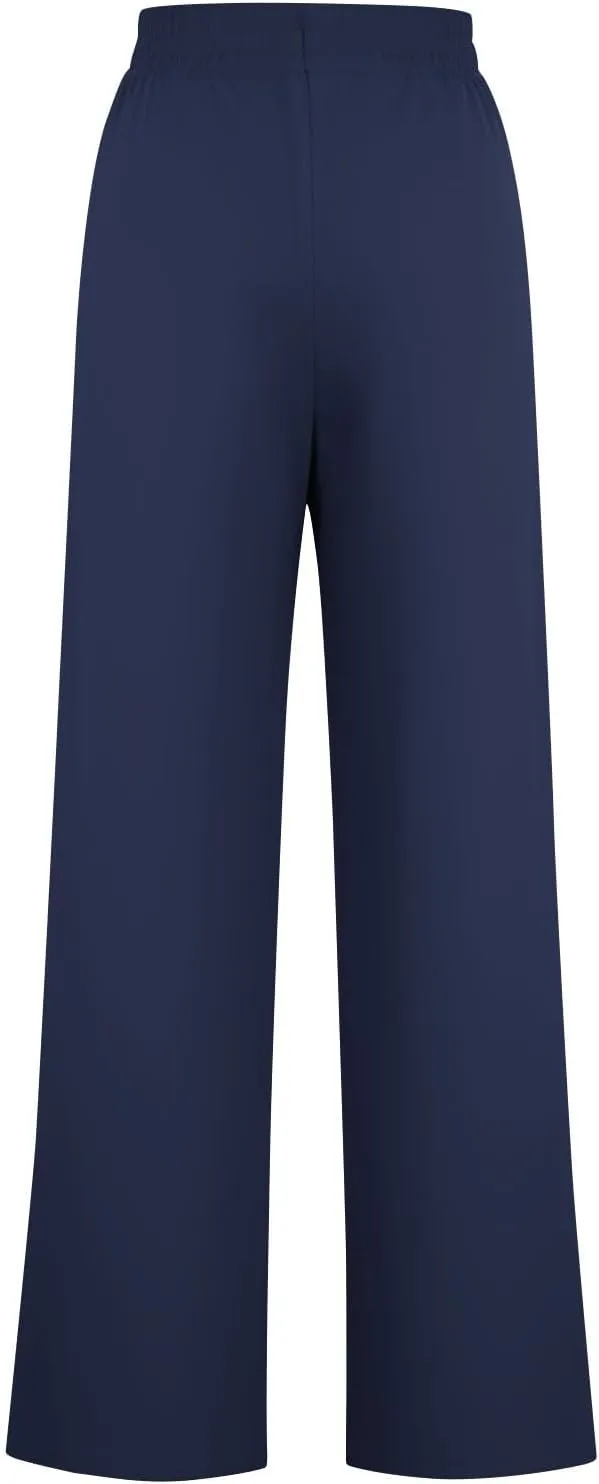 Palazzo Pants for Women Straight Wide Leg Pants Drawstring High Waist Trousers Spring Fashion Lounge Pants with Pocket