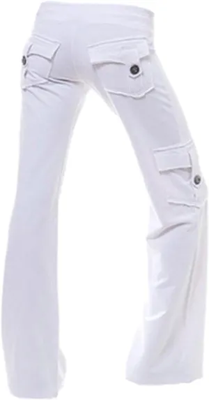 Palazzo Pants for Women Yoga Wide Leg Pants High Waisted Cargo Pants Casual Elastic Waist Pants with Pockets