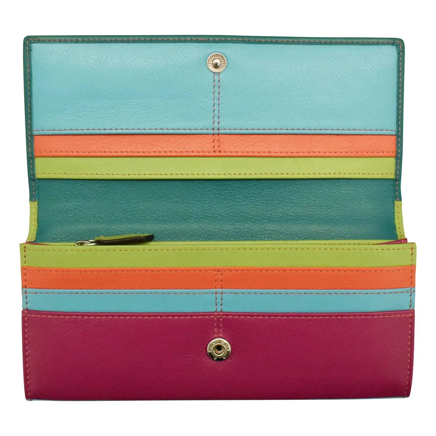 Paradise Multi-Rosemary-Rfid Leather Wallet