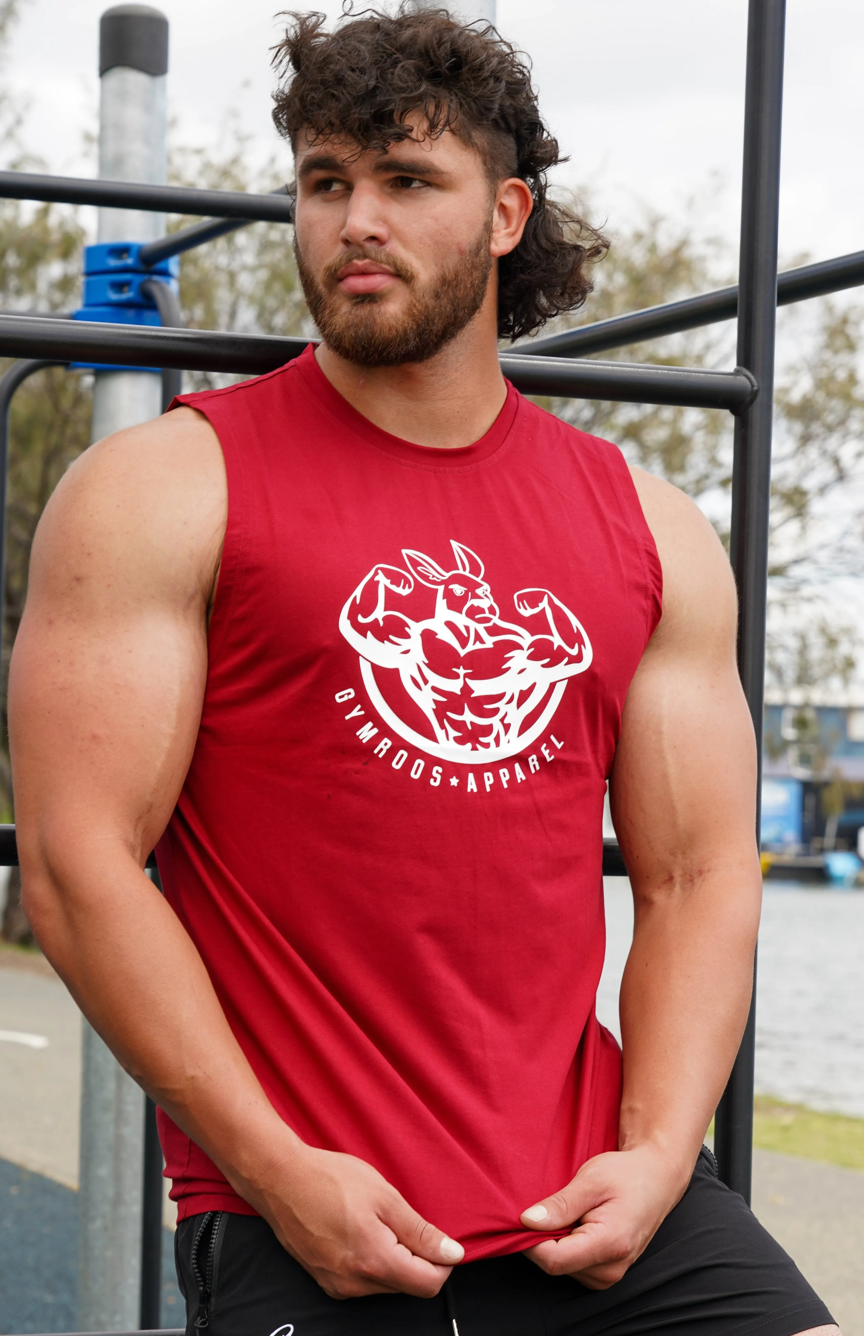 Roo Tank - Maroon
