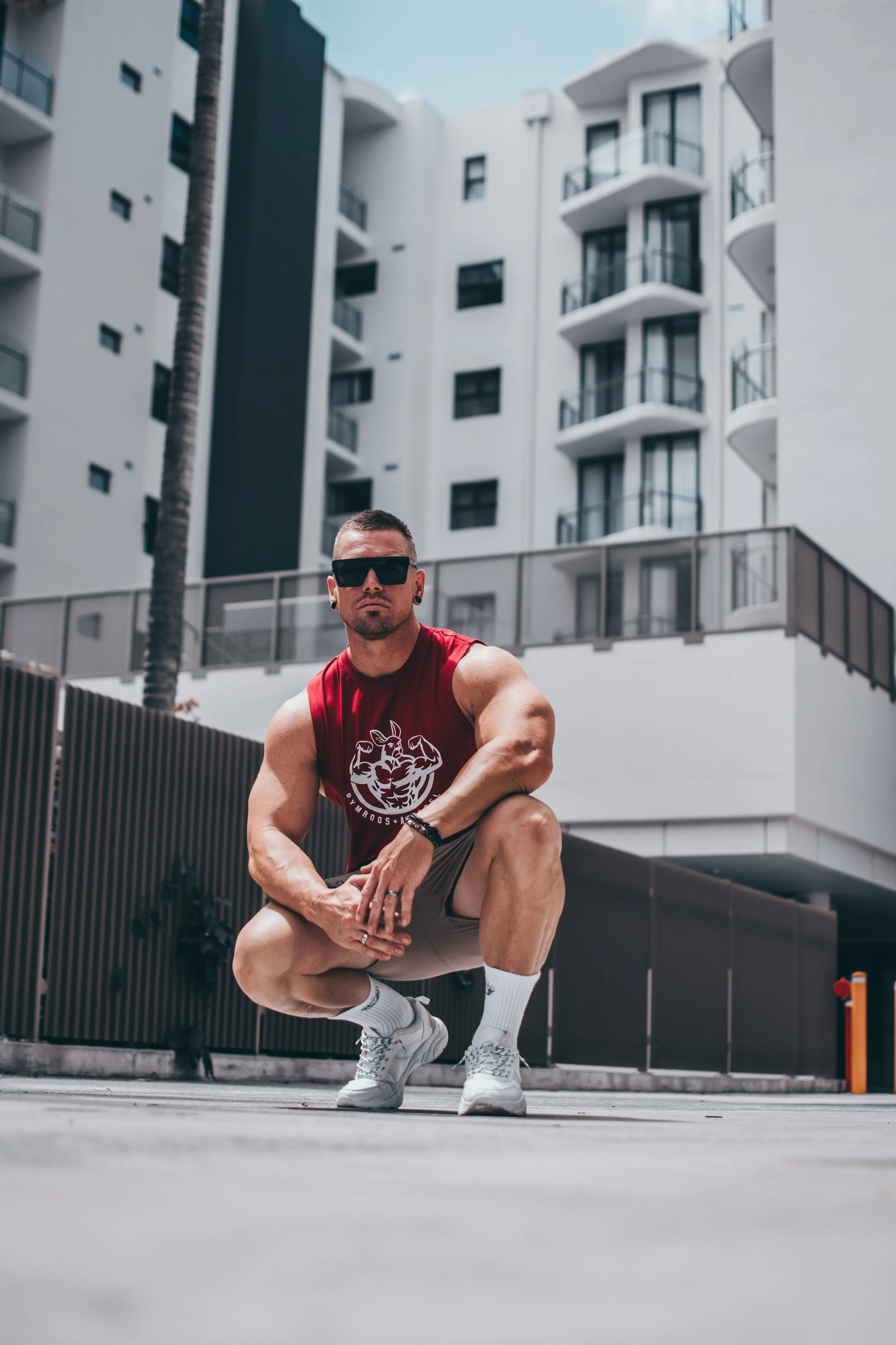 Roo Tank - Maroon