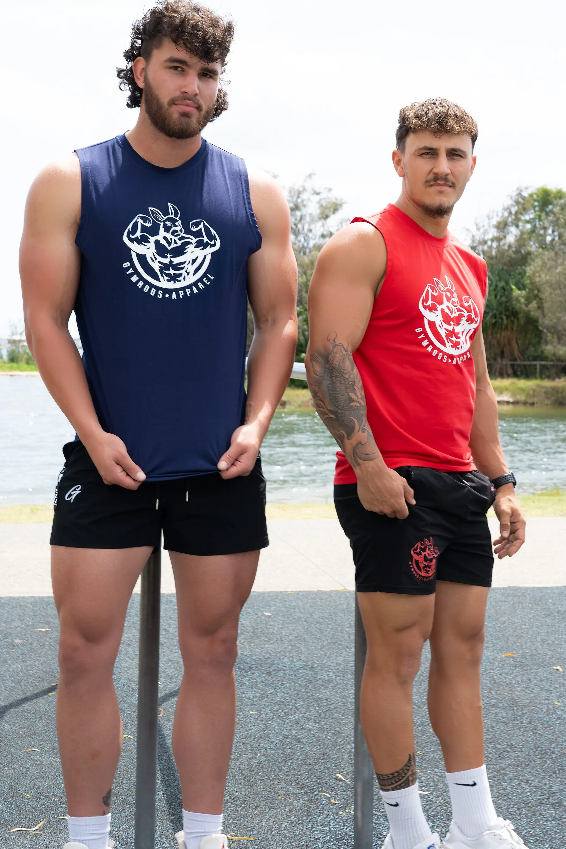 Roo Tank - Navy Blue