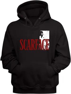 Scarface Iconic 80s Movie Tony Montana Adult Long Sleeve Hoodie Sweatshirt