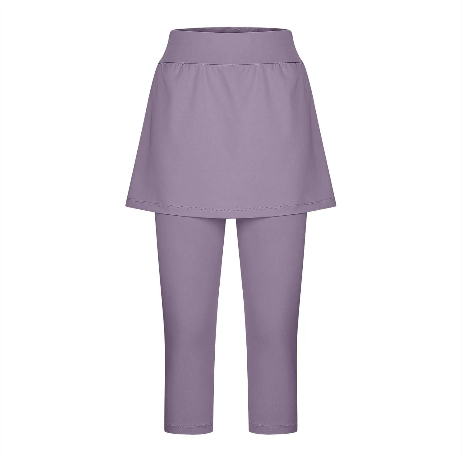 Skirted Leggings for Women Capri Athletic Golf Skorts Gym Tennis Yoga Legging High Waisted Capri Leggings with Skirts