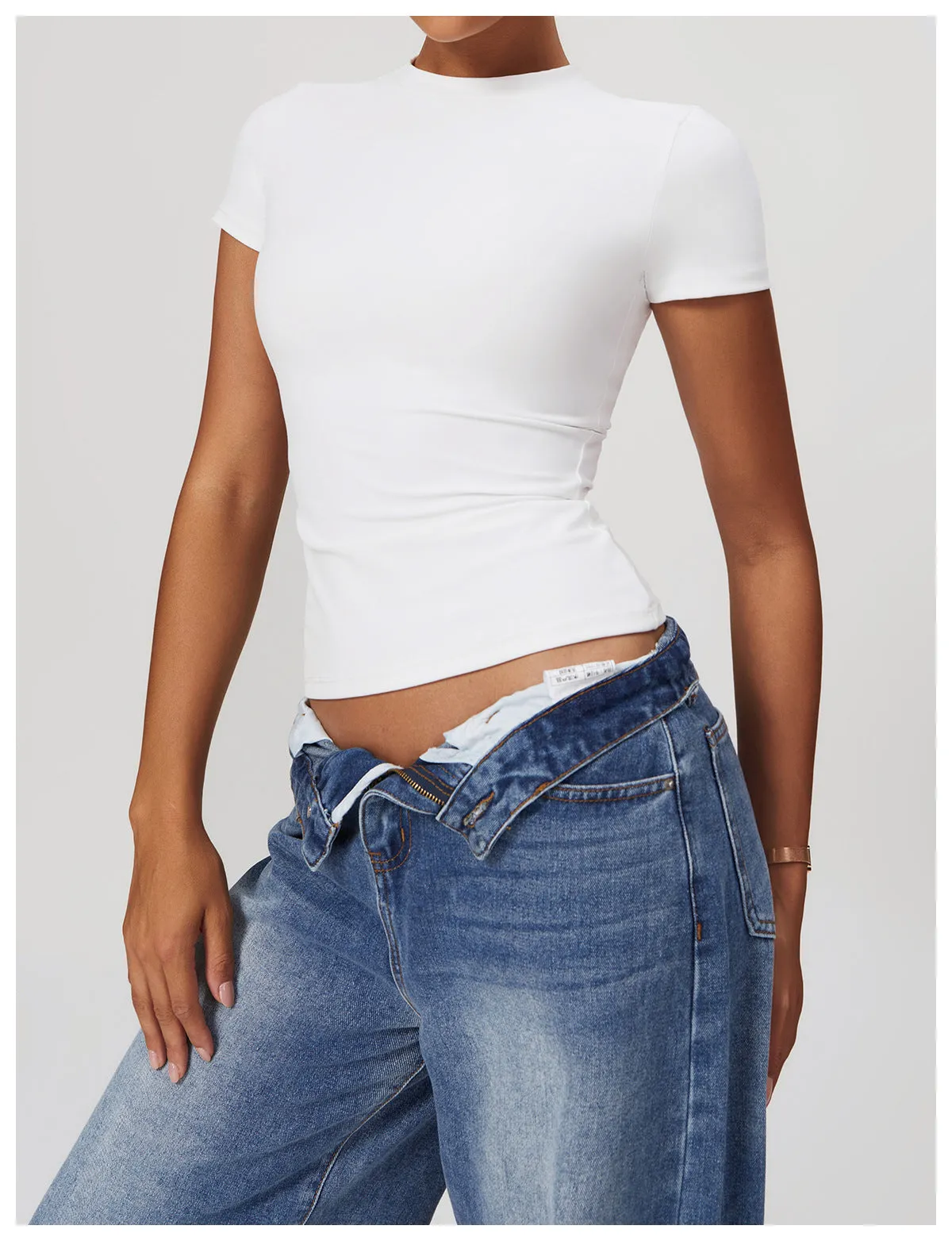Soft feel workout top