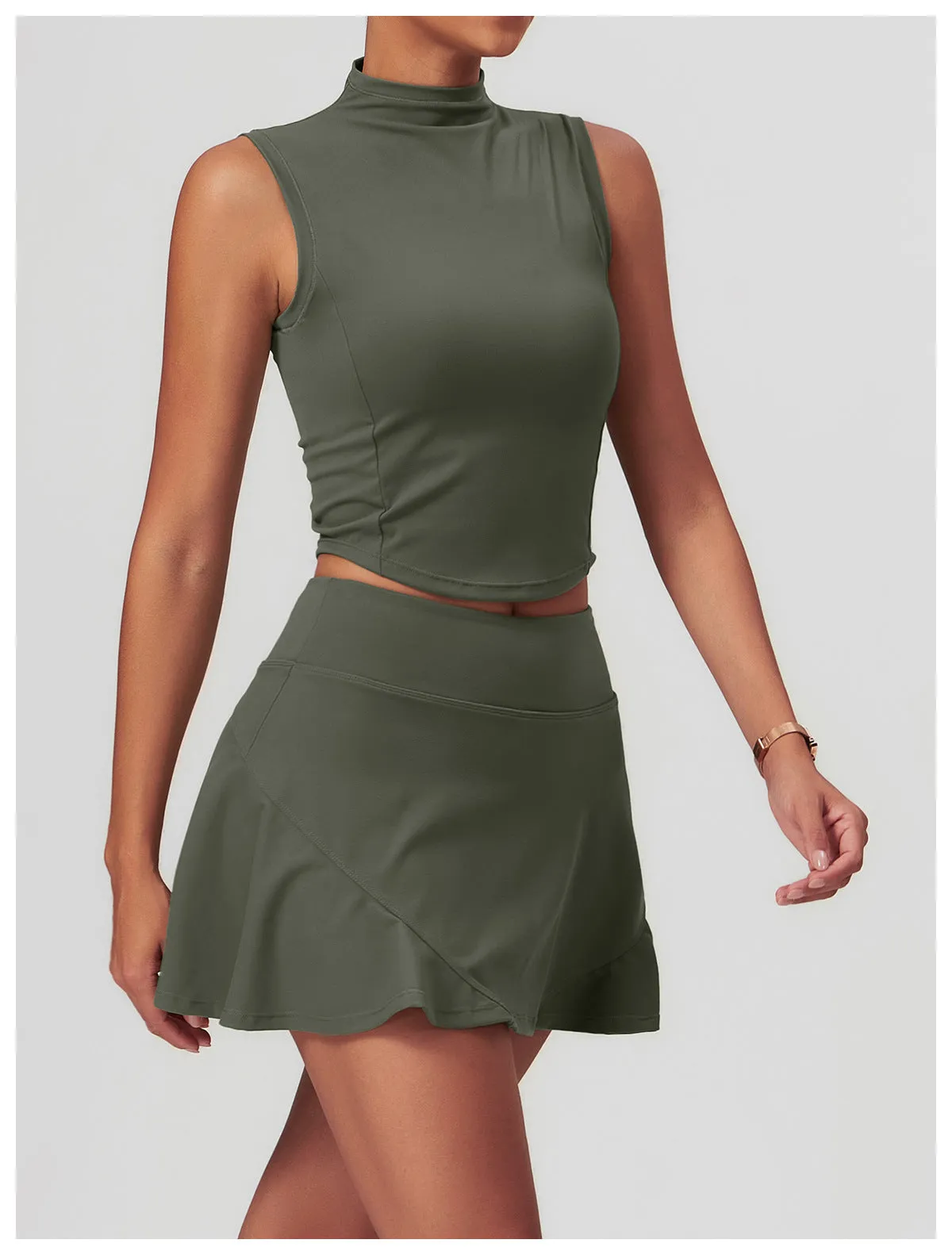 Soft feel workout top