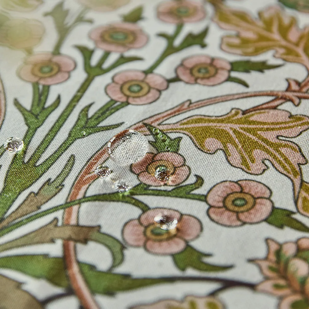 Solstice William Morris Print Waterproof Floral Linen Tablecloth