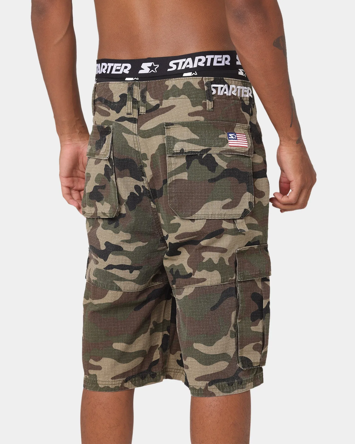Starter Rugged Terrain Cargo Shorts Camo Print