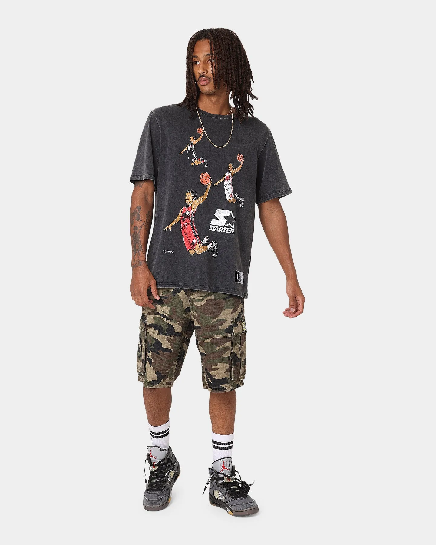 Starter Rugged Terrain Cargo Shorts Camo Print