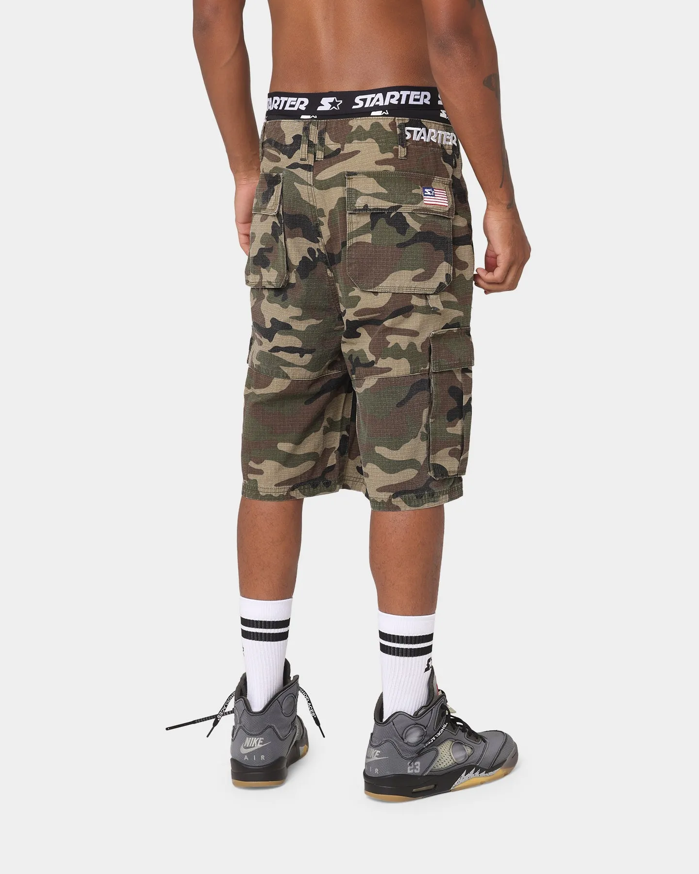 Starter Rugged Terrain Cargo Shorts Camo Print