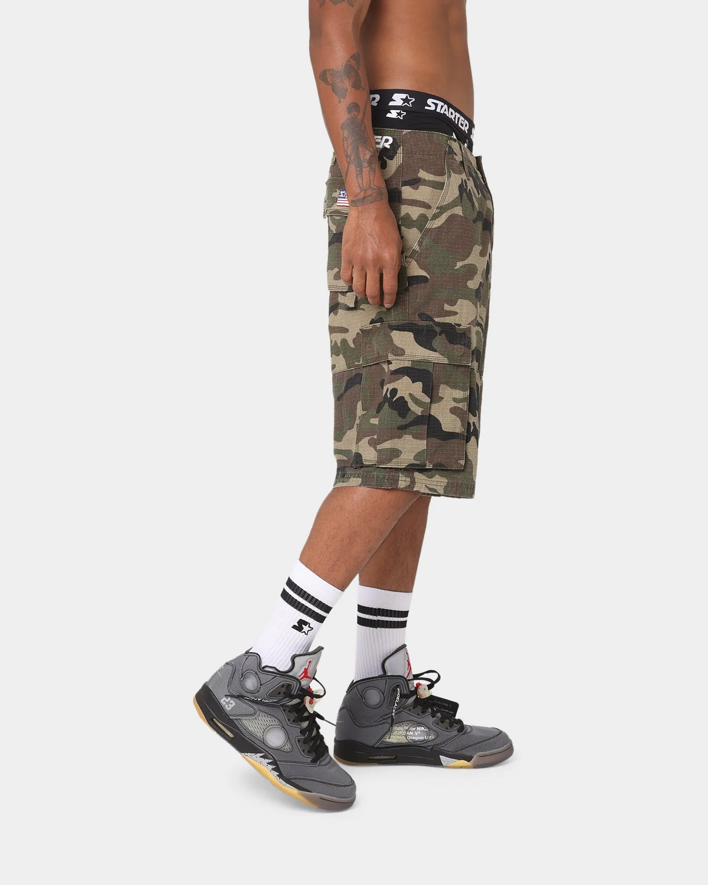 Starter Rugged Terrain Cargo Shorts Camo Print