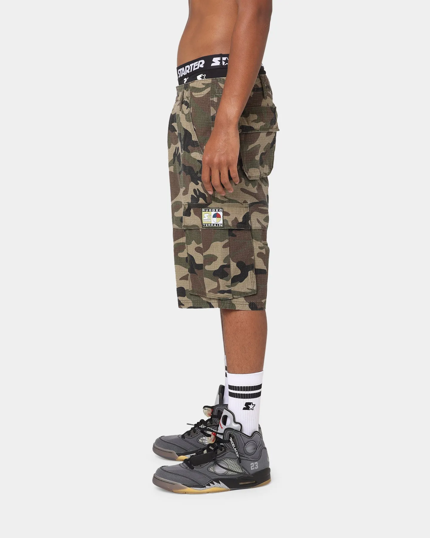 Starter Rugged Terrain Cargo Shorts Camo Print