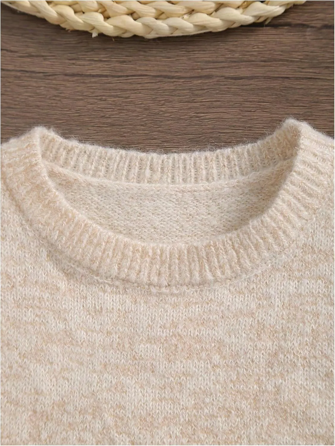 SweatyRocks Girl's Button Split Side Sweater Vest Crew Neck Sleeveless Knit Vest Tops