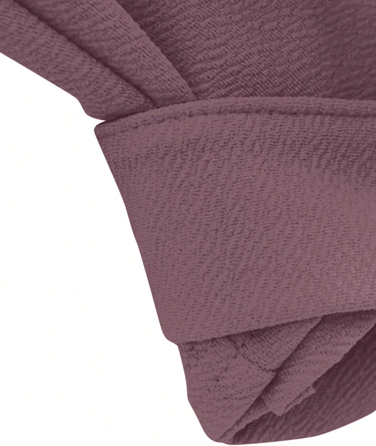 SweatyRocks Women's Long Sleeve V Neck Tie Knot Bandage Wrap Blouse Crop Top