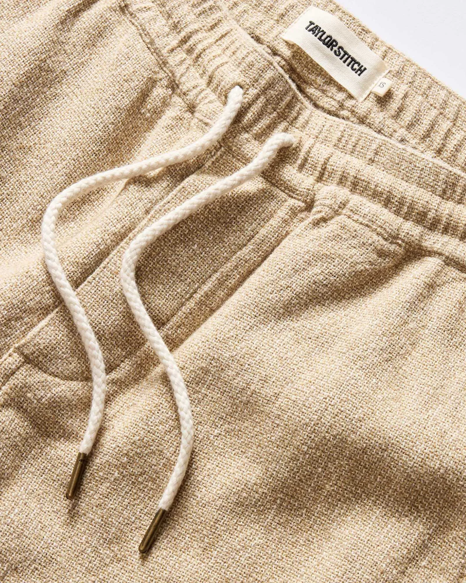 The Apres Pant in Oat Linen Tweed