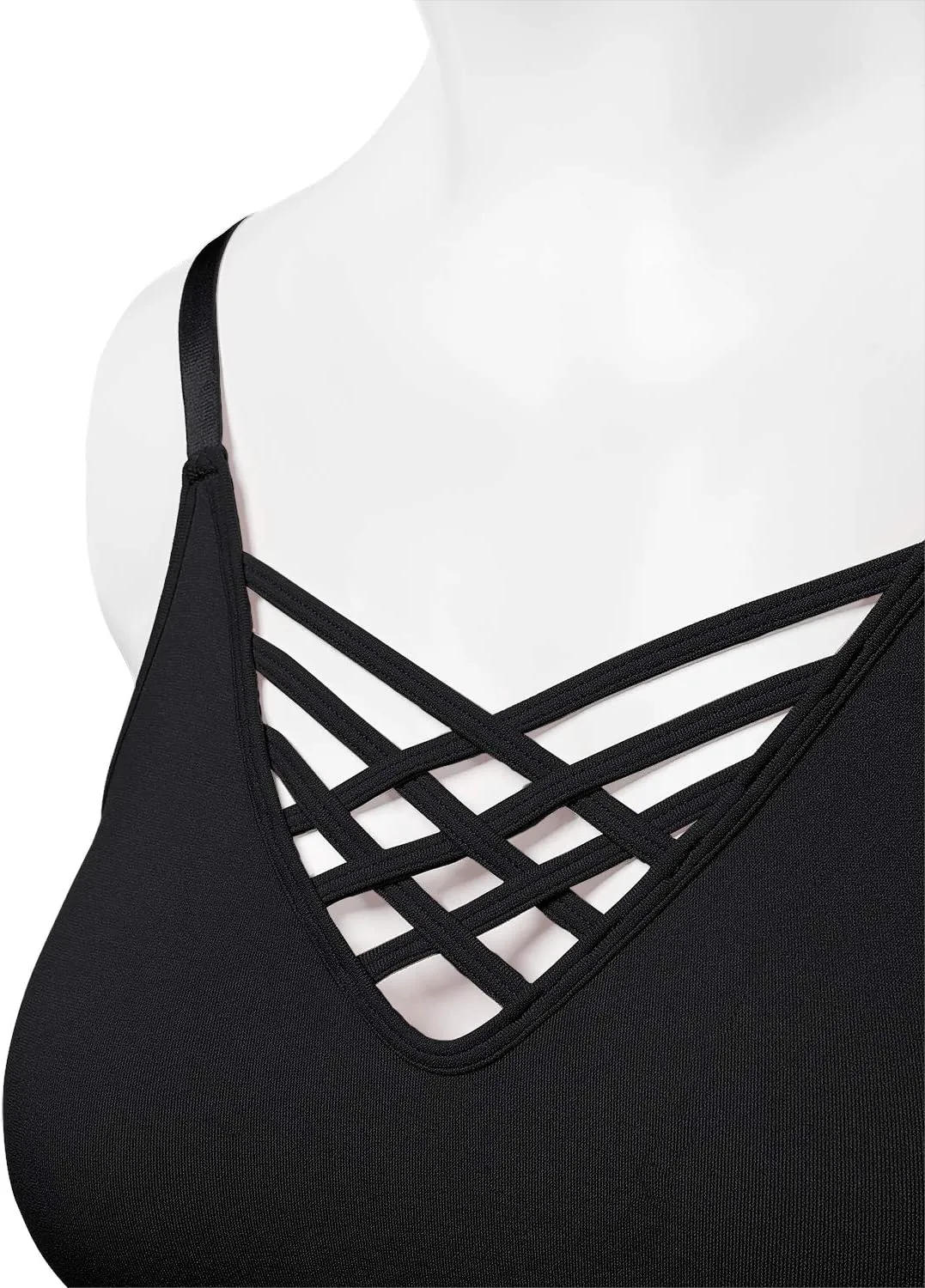 Women's Camisole Tank Adjustable Spaghetti Strap Cute Sexy Crop Tops