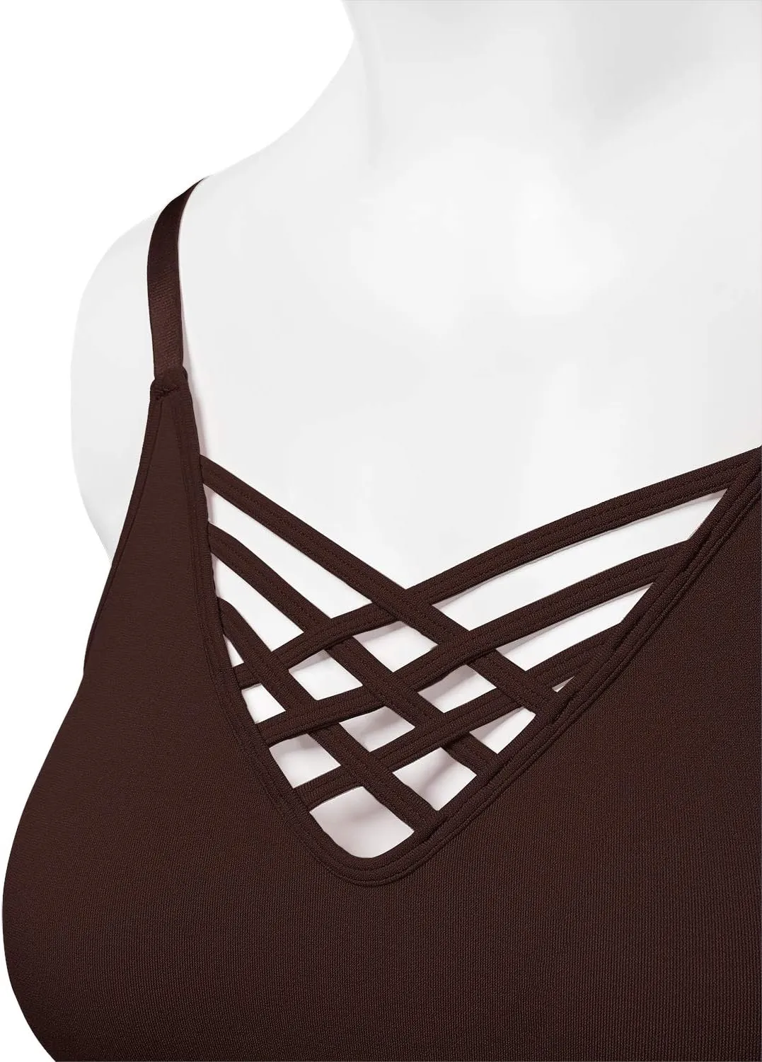 Women's Camisole Tank Adjustable Spaghetti Strap Cute Sexy Crop Tops