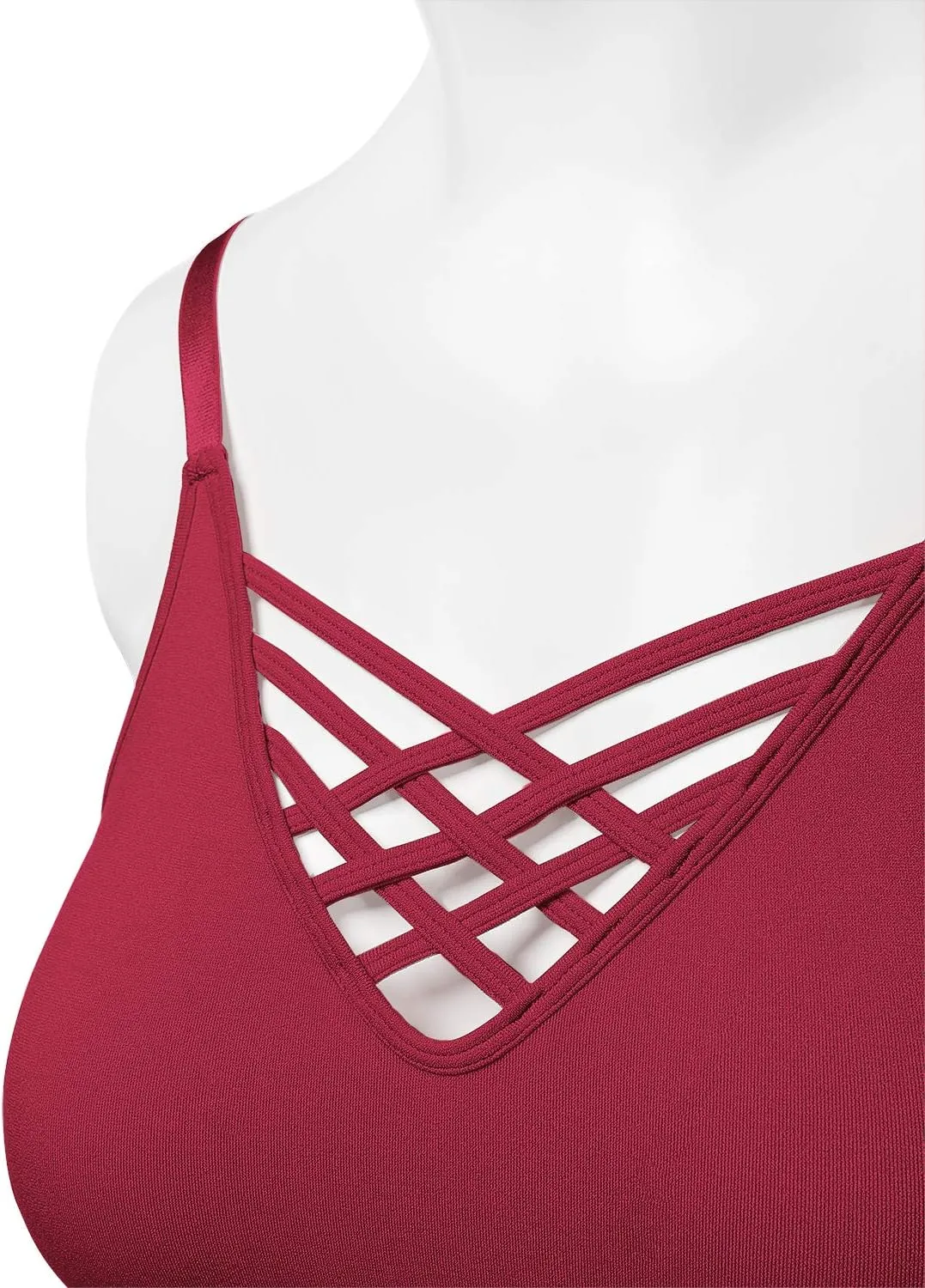 Women's Camisole Tank Adjustable Spaghetti Strap Cute Sexy Crop Tops
