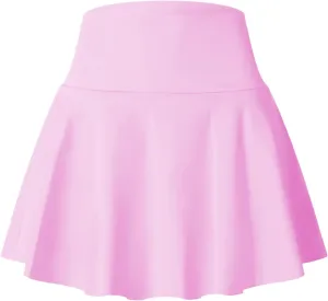 Womens Skirt for Summer Running Sports High Elastic Waist Tennis Mini Skirts with Liner Ruffle Hem Athletic Shorts
