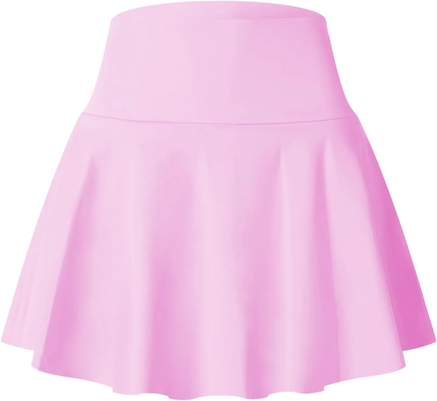 Womens Skirt for Summer Running Sports High Elastic Waist Tennis Mini Skirts with Liner Ruffle Hem Athletic Shorts